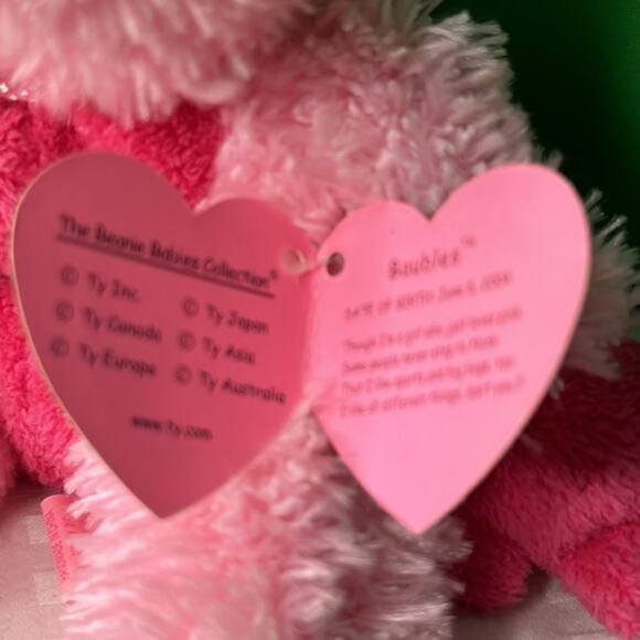 TY Pinkys - BAUBLES the
Pink Frog (7 inch) - Picture 3 of 9